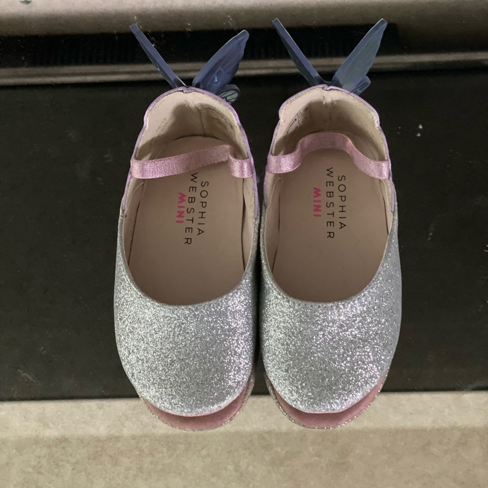 Chiara Baby Silver Glitter & Multi Pastel Shoes